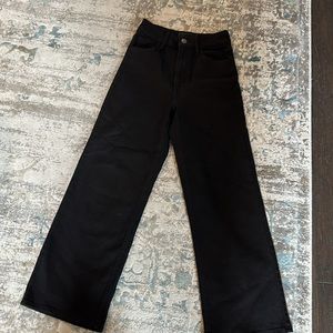 Just Black Denim Black Wide Leg